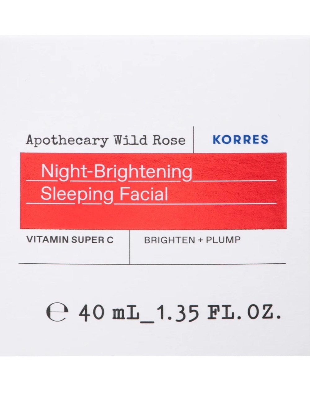Korres Night-Brightening Sleeping Facial